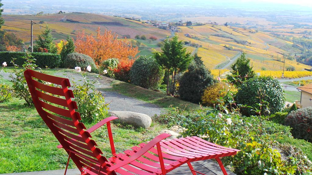Bed and Breakfast Le Balcon Du Fetre Chiroubles Exteriér fotografie